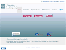 Tablet Screenshot of cirujano-coloproctologo.com